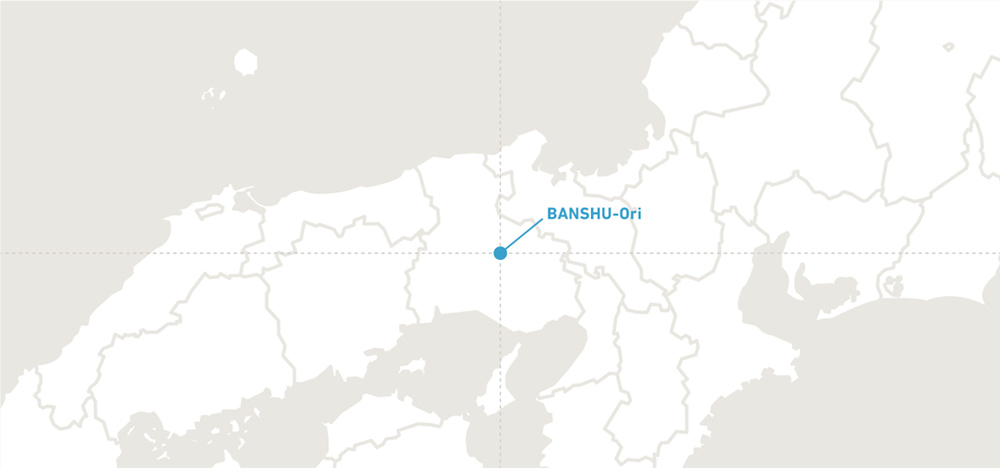 播州産地の地図